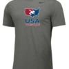 Nike Men's USA Wrestling Legend - Carbon Heather/ Black