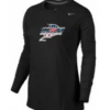 Nike Women's USA Racquetball Legend LS Crew - Black/Black/Cool Grey