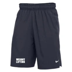Nike Men's Weightlifting Flex Woven Training Short W/Pockets - Anthracite/White