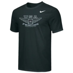 Nike Men's USA Fencing Legends Of The Piste Tee - Black/Silver