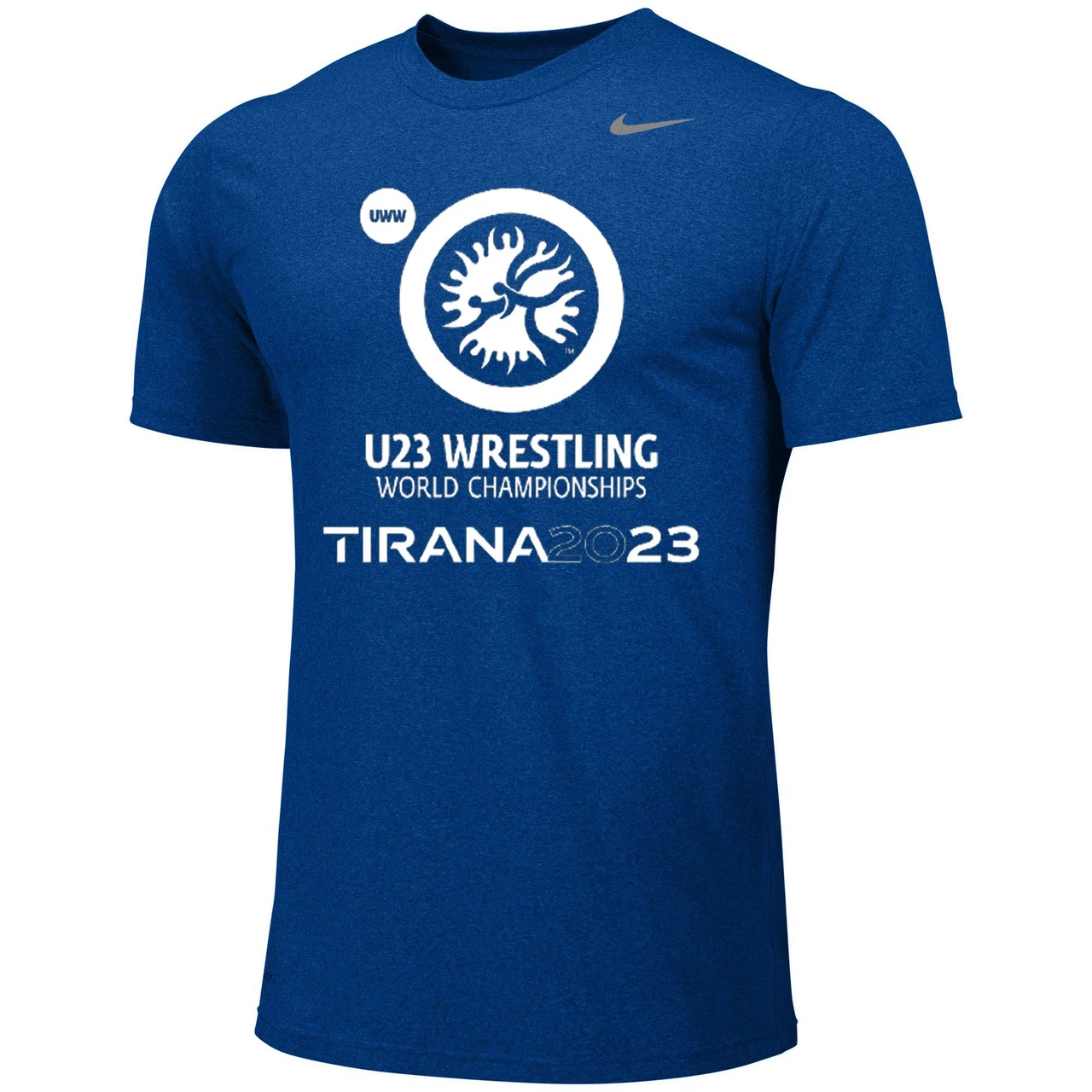 Nike Men's World Championships Tirana 2023 Tee - Royal 1 Nike Men's World Championships Tirana 2023 Tee - Royal