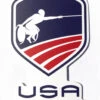 USAF Parafencing 4.5 Inch Vinyl Sticker - Red/Blue/White