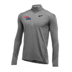 Nike Men's USA Judo 1/2 Zip Top - Grey