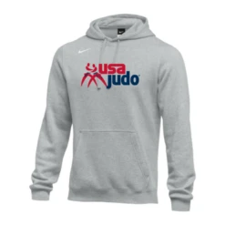 Nike Men's USA Judo Club Fleece Hoodie - Grey