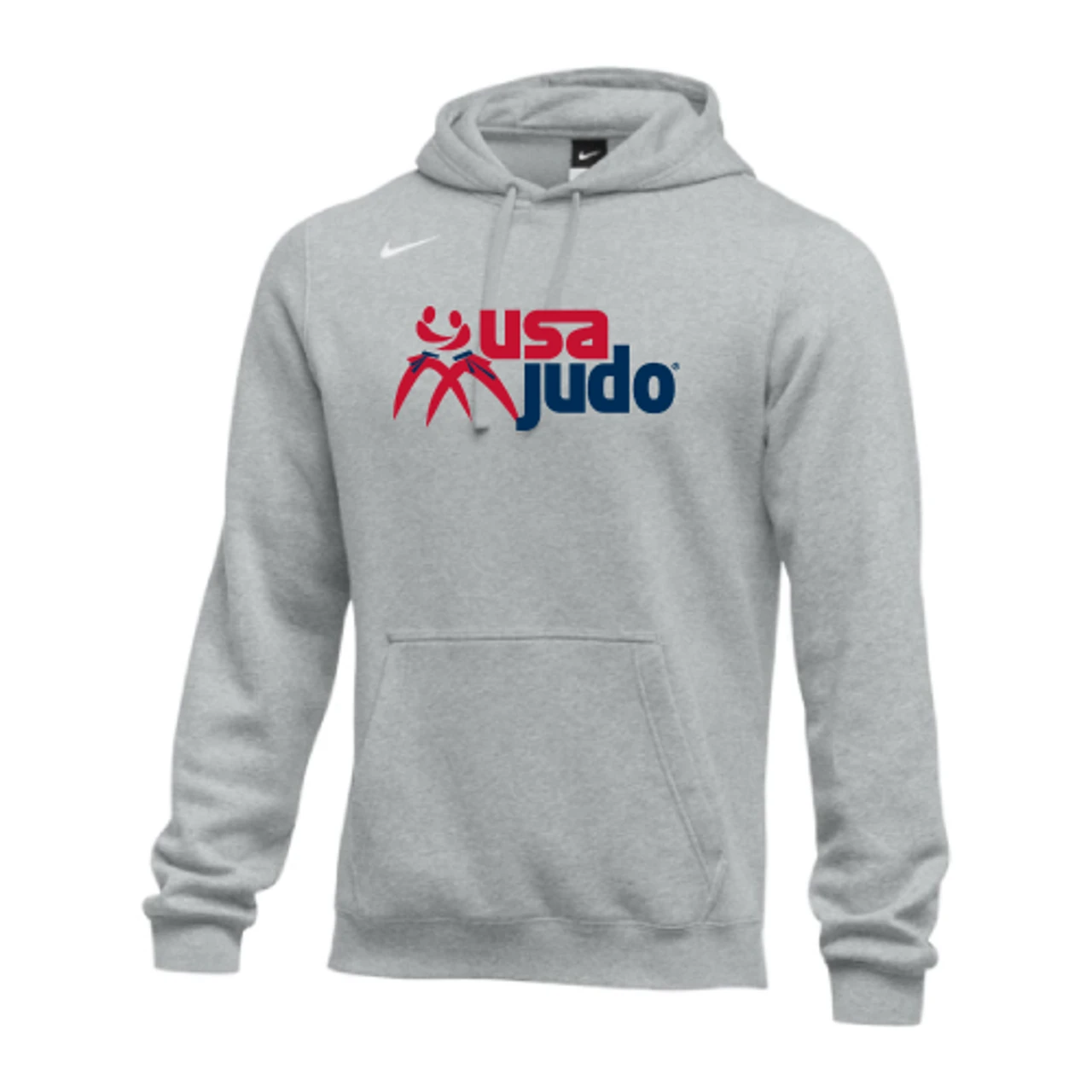 Nike Men's USA Judo Club Fleece Hoodie - Grey 1 Nike Men's USA Judo Club Fleece Hoodie - Grey