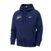 Nike Men's USA Racquetball Club Fleece Full Zip Hoodie - Navy