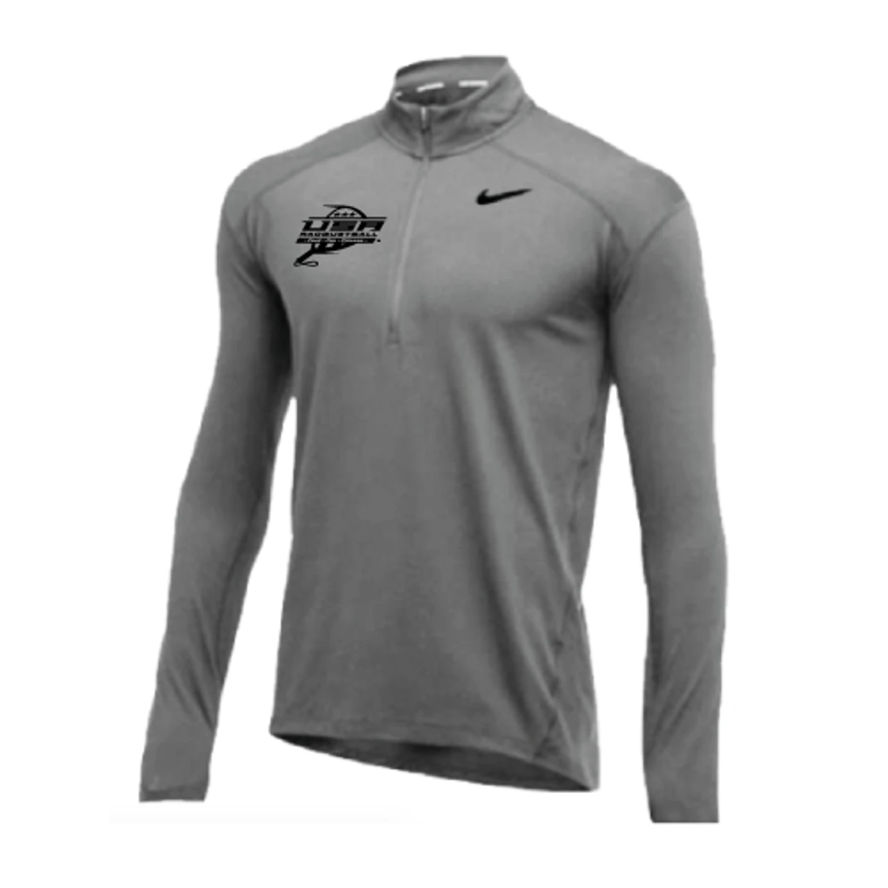 Nike Men's USA Racquetball 1/2 Zip Top - Grey/Black 1 Nike Men's USA Racquetball 1/2 Zip Top - Grey/Black
