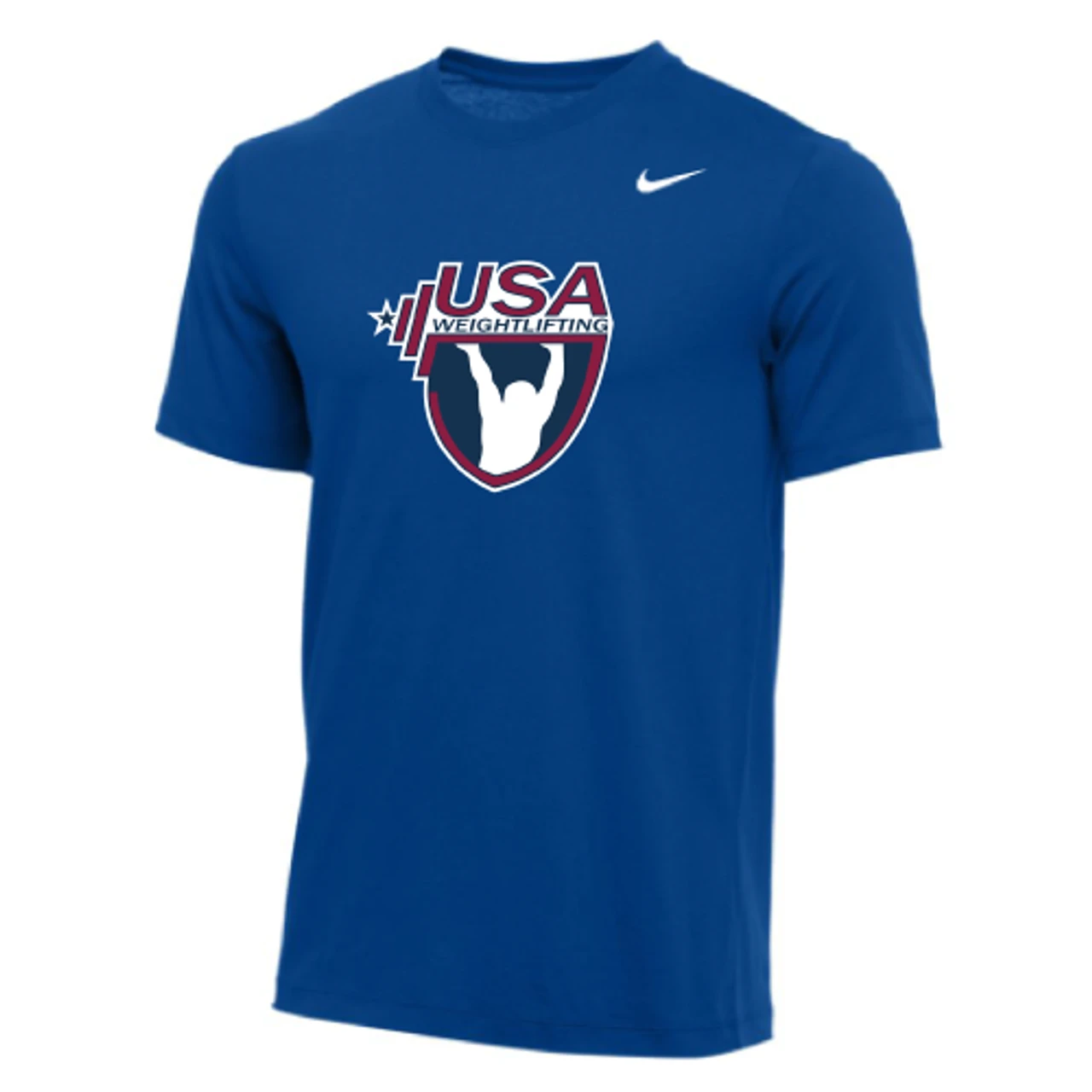 Nike Men's USA Weightlifting Tee - Royal 1 Nike Men's USA Weightlifting Tee - Royal