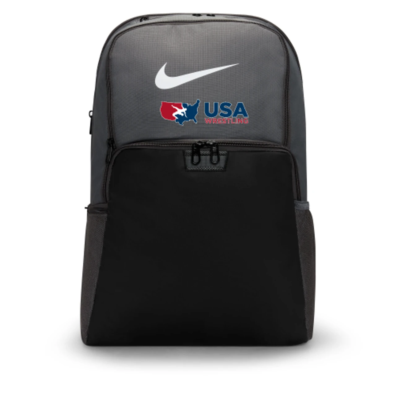 Nike USA Wrestling Brasilia Training Backpack - Grey/Black 1 Nike USA Wrestling Brasilia Training Backpack - Grey/Black