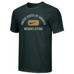 Nike Men's USA Weightlifting Arch USA Tee - Black