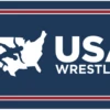 USA Wrestling Beach Towel - Blue/White/Red