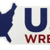 USA Wrestling Large 12 Inch Vinyl Sticker - Red/White/Blue