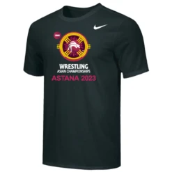 Nike Men's UWW Asian Championships Astana 2023 Tee - Black