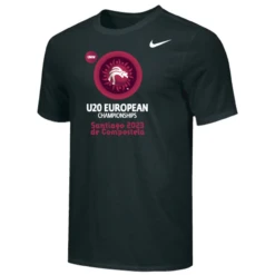Nike Men's UWW U20 European Championships Santiago 2023 Tee - Black