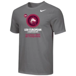Nike Men's UWW U20 European Championships Santiago 2023 Tee - Grey