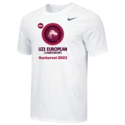 Nike Men's UWW U23 European Championships Bucharest 2023 Tee - White
