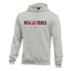 Nike Men's Volleyball Club Fleece Hoodie - Grey/Navy/Red