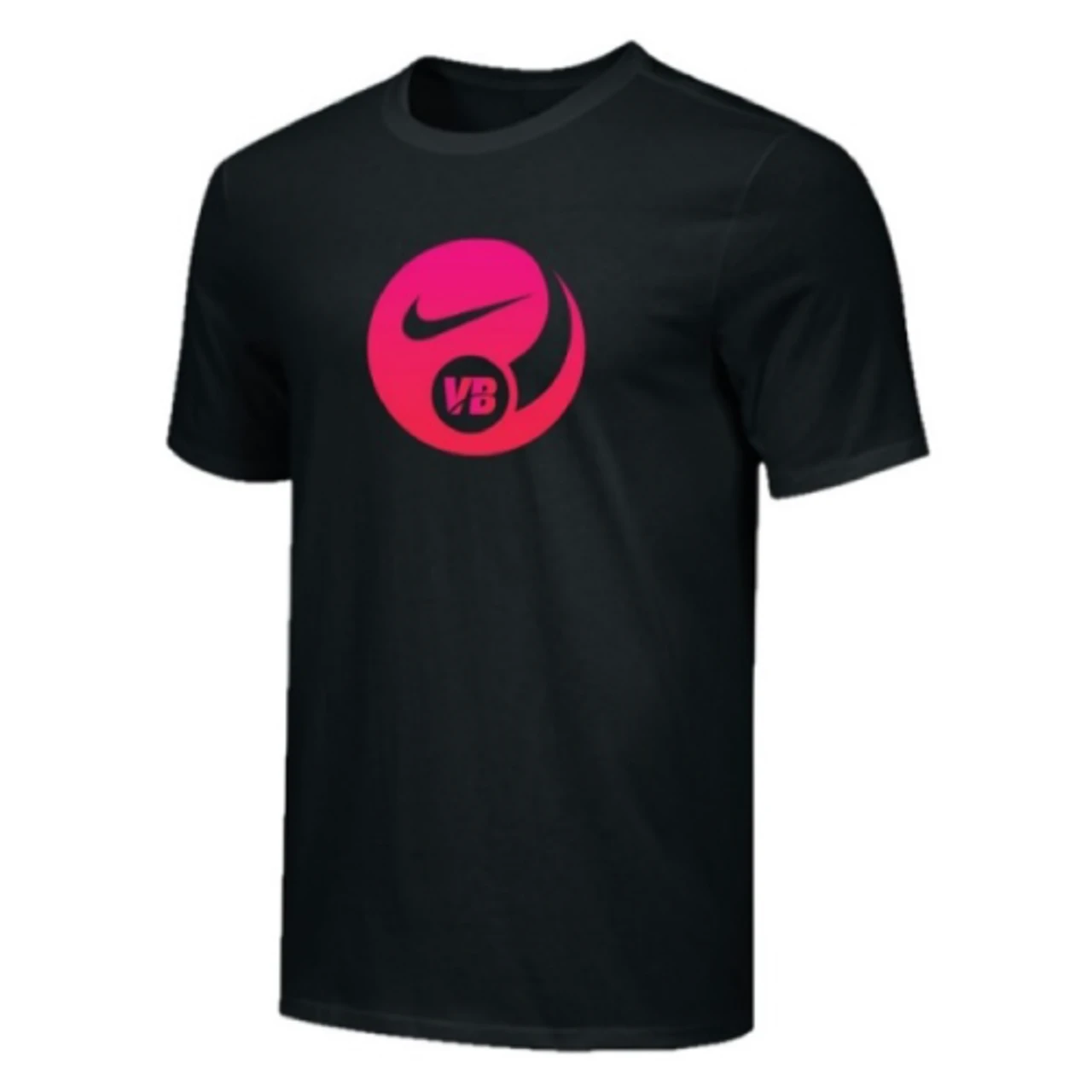 Nike Men's Retro Volleyball Tee - Black/Pink 1 Nike Men's Retro Volleyball Tee - Black/Pink