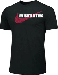 Nike Women's Weightlifting Rawdacious Tee - Black/White