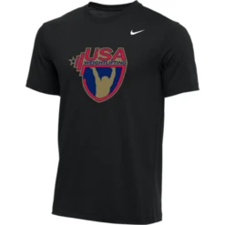Nike Men's USA Weightlifting Tee - Black/Gold