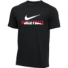 Nike Men's Volleyball Tee - Black/Red/White