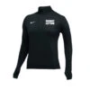 Nike Women's Weightlifting 1/2 Zip Dry Element Top - Black/White