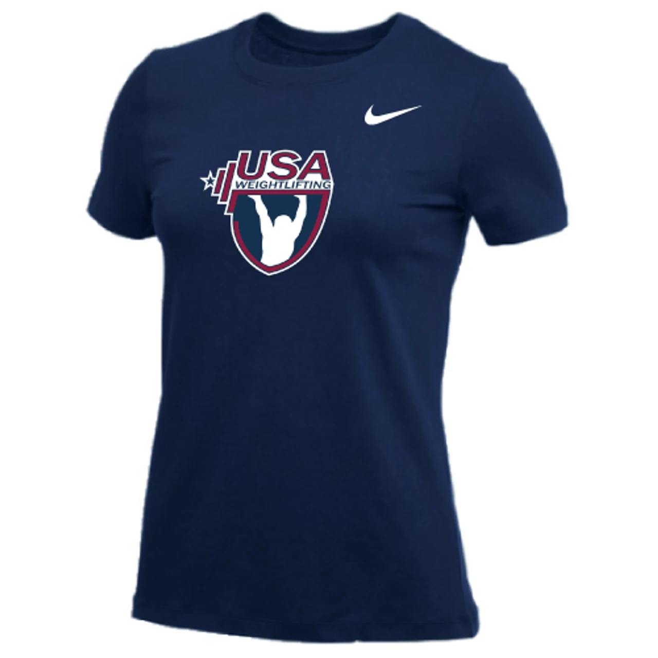 Nike Women's USA Weightlifting Tee - Navy 1 Nike Women's USA Weightlifting Tee - Navy