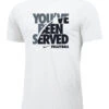 Nike Women's Volleyball You've Been Served Tee - White/Grey/Black
