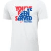 Nike Men's Volleyball You've Been Served Tee - White/Red/Blue
