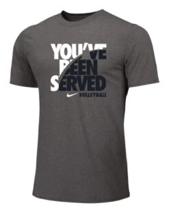 Nike Men's Volleyball You've Been Served Tee - Grey/White/Black