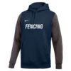 Nike Men's Fencing Club Fleece Color Block Hoodie - Navy/Grey