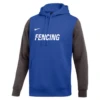 Nike Men's Fencing Club Fleece Color Block Hoodie - Royal/Grey