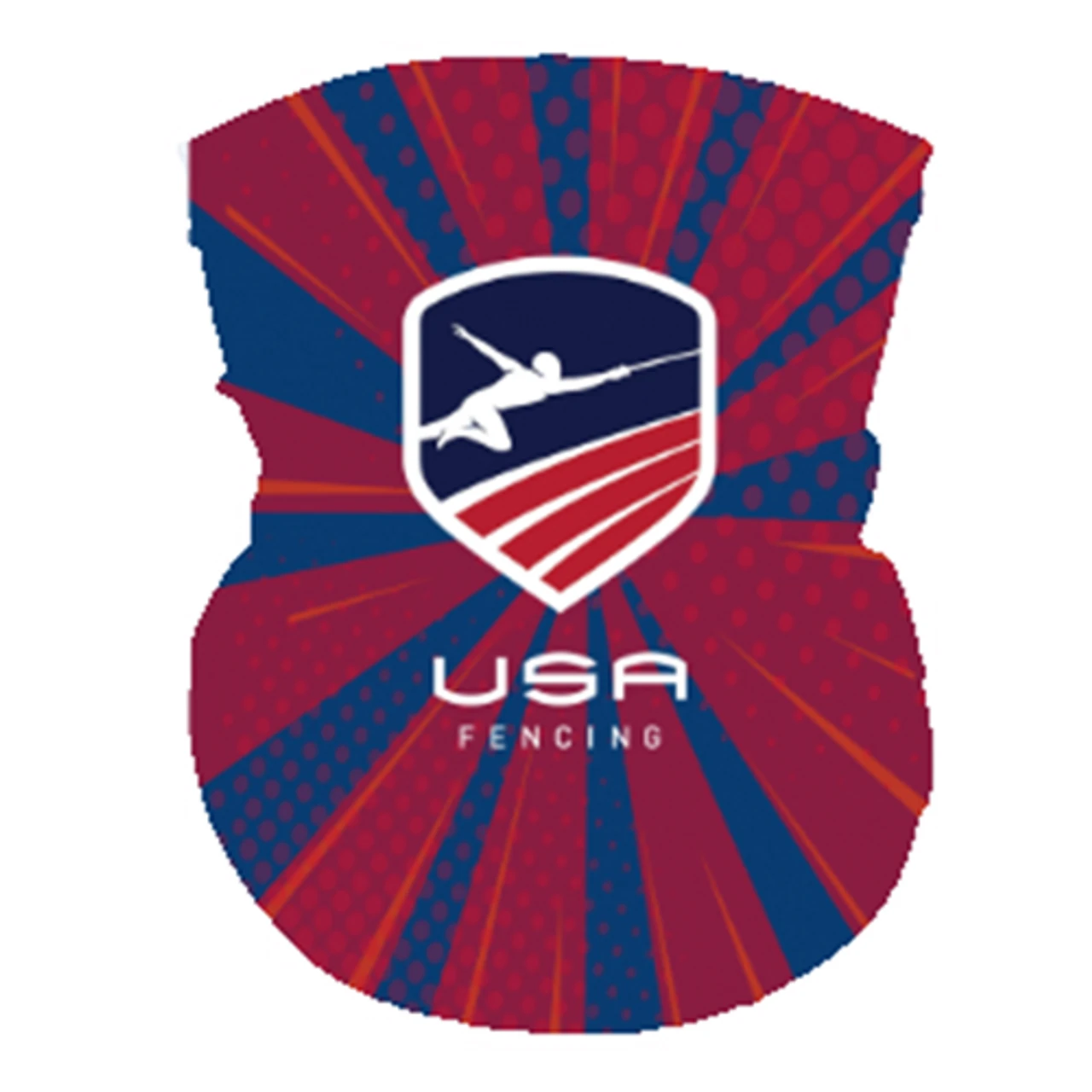 USAF Neck Gaiter - Red/White/Blue 1 USAF Neck Gaiter - Red/White/Blue