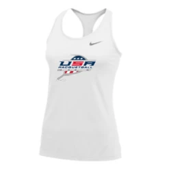 Nike Women's USA Racquetball Balance Tank - White